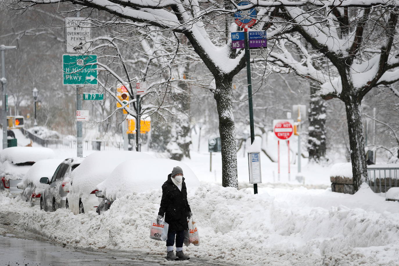 Fotos Nieve en Nueva York La Verdad